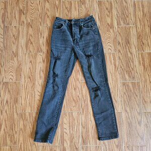 🖤 Black Ripped Skinny Jeans – Forever 21 – Size 25